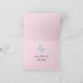 Happy Mother's Dayの写真パーソナライズされた カード (内部)