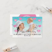 Happy Mothers Dayの写真 カード (正面/裏面インサイチュ)