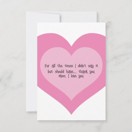 Happy Mothers Dayの写真 カード (裏面)