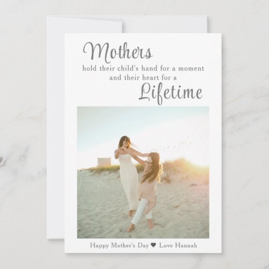 Happy Mother's Dayの写真 シーズンカード (正面)