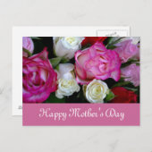 Happy Mothers Dayはがき ポストカード (正面/裏面)