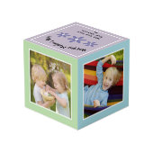 Happy Mother's Dayカスタム数々の写真パーソナライズされた フォトキューブ (裏面アングル)