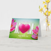 Happy Mothers Dayカード カード (黄色い花)