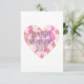 HAPPY MOTHER'S DAYカード サンキューカード (スタンド正面)