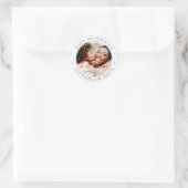 Happy Mother's Dayクラシックシンプル写真 ラウンドシール (バッグ)