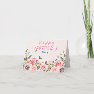 Happy Mothers Dayグリーティングカードフラワー カード