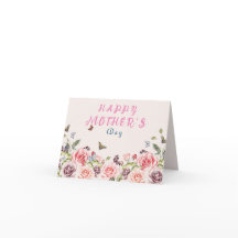 Happy Mothers Dayグリーティングカードフラワー