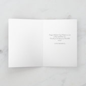 Happy Mothers Dayシンプルスクリプモダント4枚の写真 カード (内部)