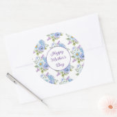 Happy Mother's Dayスタンプ ラウンドシール (封筒)