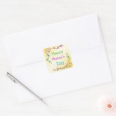 Happy Mother's Dayステッカー スクエアシール (封筒)