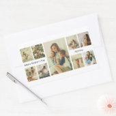 Happy Mother's Dayステッパーソナライズされたク 長方形シール (封筒)