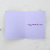 Happy Mother's Dayステンドグラス花瓶C カード (内部)