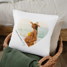 Happy Mother's Dayハート写真枕 | カスタムGIF