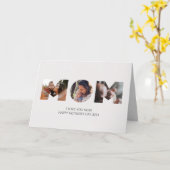 Happy Mothers DayフォトカードMOMグリーティングカード カード (黄色い花)