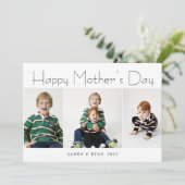 Happy Mother's Dayフォトコラージュカード シーズンカード (スタンド正面)