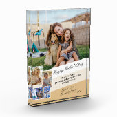 Happy Mothers Dayフォトコラージュモダンディスプレイ フォトブロック (左)