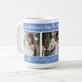 Happy Mother's Dayフォトコーヒーマグ コーヒーマグカップ (正面左)