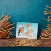 Happy Mother's Dayフォトテーブルトップイーゼル フォトプラーク (側面)