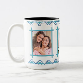 Happy Mother's Dayフォトフレーム ツートーンマグカップ