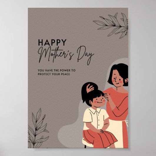 Happy Mother's Dayポスター ポスター (正面)