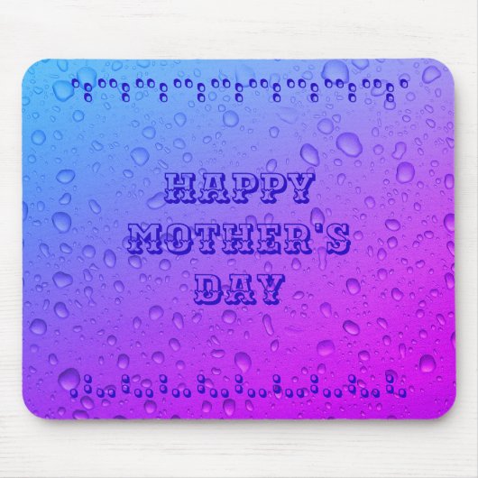 Happy Mother's Dayマウスパッド マウスパッド (正面)