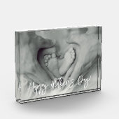 Happy Mother's Day写真パーソナライズされたギフト フォトブロック (左)
