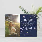 Happy Mother's Day写真手描き花かわいい (スタンド正面)