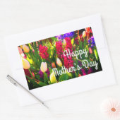 Happy Mother's Day春の花#5シール 長方形シール (封筒)