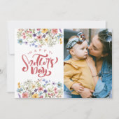 Happy Mothers Day春フローラMom Photo Message シーズンカード (正面)