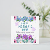 Happy Mothers Day私たちはあなたの家で糞が大好き カード (スタンド正面)