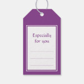 HAPPY MOTHER'S DAY箴言31紫フローラ ギフトタグ (裏面)