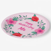 Happy Mother's Day編集名Ma ペーパープレート (アングル)
