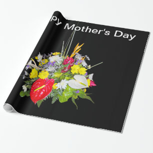 Happy Mother's Day花束 ラッピングペーパー