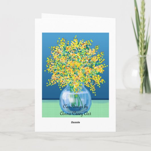 Happy Mothers Day花瓶 カード (裏面)