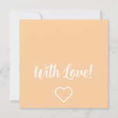 Happy Mothers day. カード (裏面)