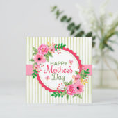 Happy Mother's Day カード (スタンド正面)