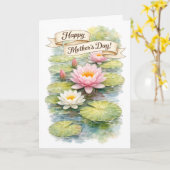 Happy Mother's Day  カード (黄色い花)