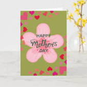 HAPPY MOTHER'S DAY カード (黄色い花)