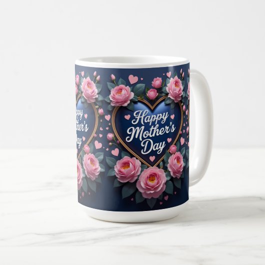 Happy Mother's day コーヒーマグカップ (正面右)