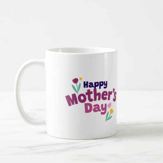 Happy Mother's Day コーヒーマグカップ (左)