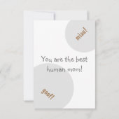 Happy mothers day! サンキューカード (裏面)