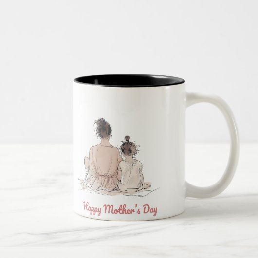 Happy Mother's Day ツートーンマグカップ (右)