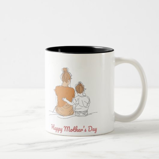 Happy Mother's Day ツートーンマグカップ (右)