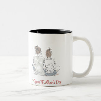 Happy Mother's Day ツートーンマグカップ