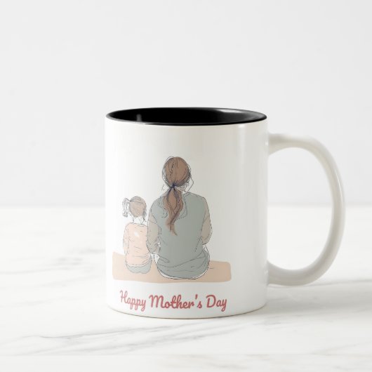 Happy Mother's Day ツートーンマグカップ (右)