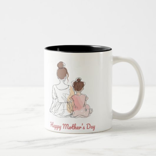 Happy Mother's Day ツートーンマグカップ (右)