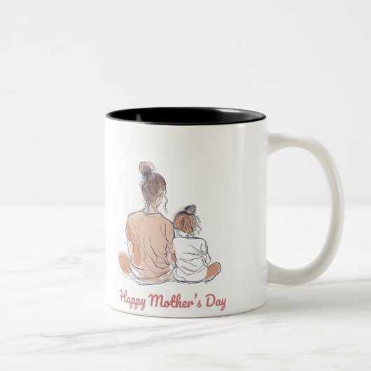 Happy Mother's Day ツートーンマグカップ (右)