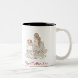 Happy Mother's Day ツートーンマグカップ