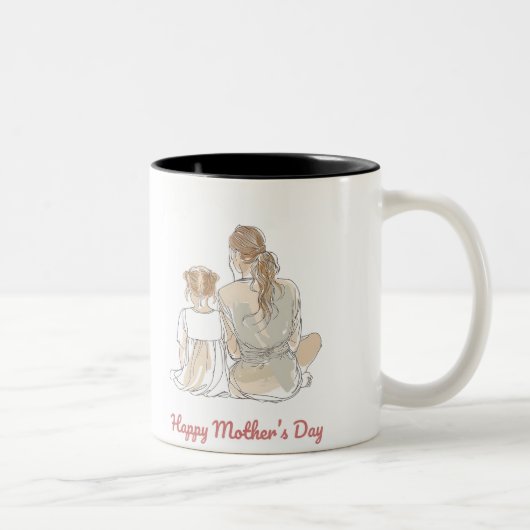 Happy Mother's Day ツートーンマグカップ (右)