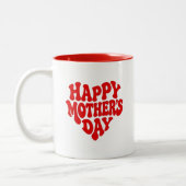 Happy Mother's Day ツートーンマグカップ (左)